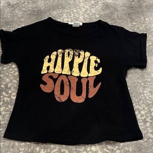 Hippie Soul Kids Black T-Shirt size L